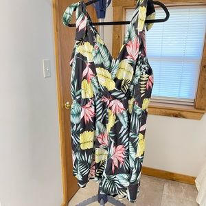 Shein Romper - Tropical Floral Print